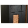 Bufete DKD Home Decor Melns Rotangpalma Mango koks 160 x 40 x 90 cm