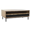 Centrinis stalas DKD Home Decor Juoda Šviesiai rudas Metalinis Mango mediena 120 x 60 x 45 cm