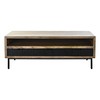 Centre Table DKD Home Decor Black Light brown Metal Mango wood 120 x 60 x 45 cm