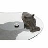 Small Side Table DKD Home Decor Transparent Copper 80 x 50 x 37 cm