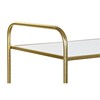 Lehtiteline DKD Home Decor Peili Kullattu Metalli (76 x 35 x 83 cm)
