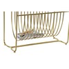 Lehtiteline DKD Home Decor Peili Kullattu Metalli (76 x 35 x 83 cm)