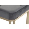 Банкетка DKD Home Decor   Серый Металл Велюр (120 x 40 x 47 cm)