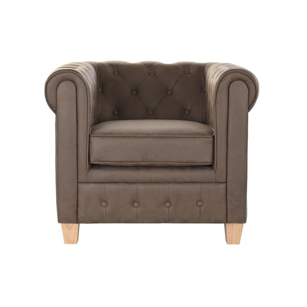 Fotelis DKD Home Decor 80 x 80 x 70 cm Medžio