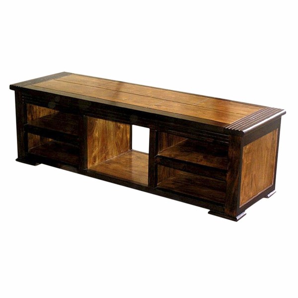 TV-kalusteet DKD Home Decor 140 x 45 x 45 cm Tummanruskea Akaasia