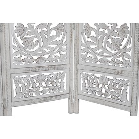 Folding screen DKD Home Decor White Mango wood MDF Wood 150 x 2 x 180 cm