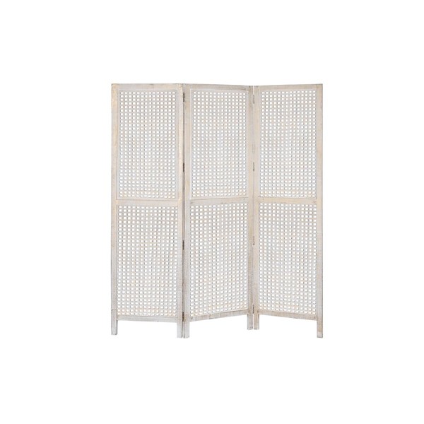 Ширма DKD Home Decor Белый Древесина манго Деревянный MDF 150 x 2 x 180 cm
