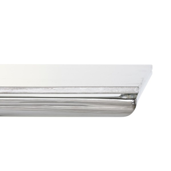 Valgomojo stalas DKD Home Decor Sidabras Stiklas Plienas (180 x 90 x 75 cm)