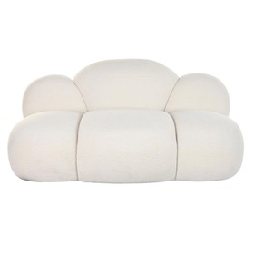 Dīvāns DKD Home Decor 149 x 76 x 77 cm Mākoņi Balts Moderns