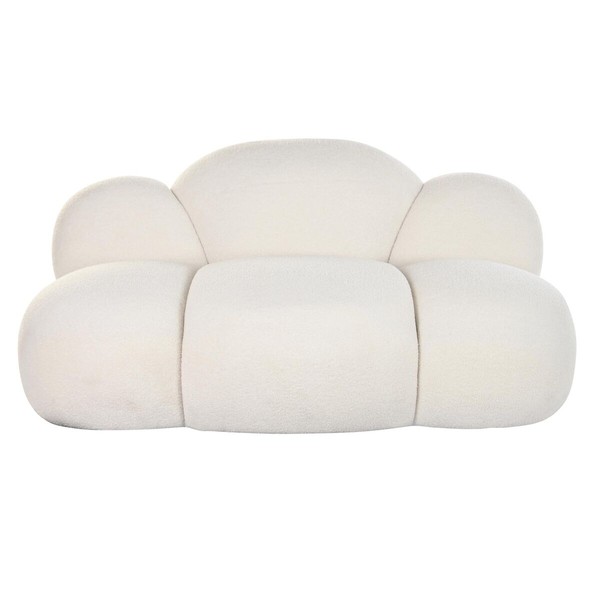 Dīvāns DKD Home Decor 149 x 76 x 77 cm Mākoņi Balts Moderns
