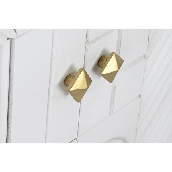 Sideboard DKD Home Decor White Brass Mango wood 157 x 43 x 84 cm 153 x 43 x 84 cm Rhombus