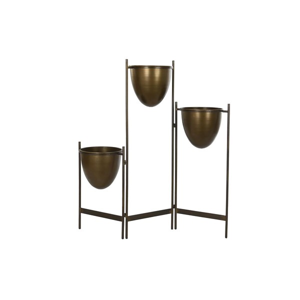 stādītājs DKD Home Decor Melns Metāls Varš Vintage (35 x 26,5 x 105 cm)