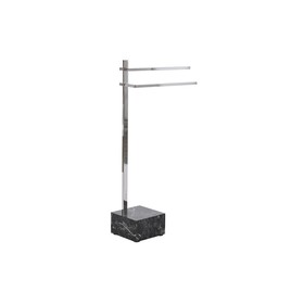 Brīvi stāvošais Dvieļu plaukts DKD Home Decor Sudrabains MDF Tērauds (45 x 21 x 80 cm)