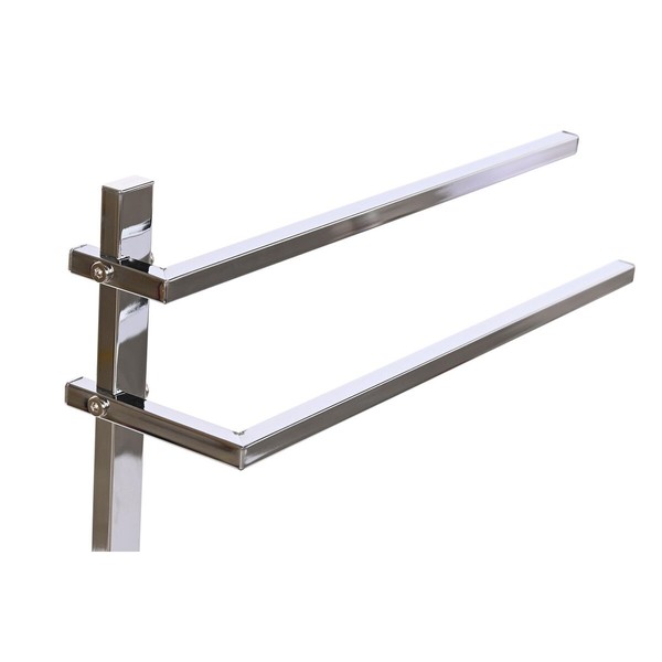Pastatomoji rankšluosčių kabykla DKD Home Decor Sidabras MDF Plienas (45 x 21 x 80 cm)