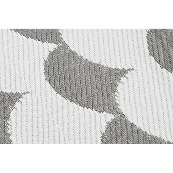 Carpet DKD Home Decor Grey Waves White (2 Units) (150 x 210 cm)