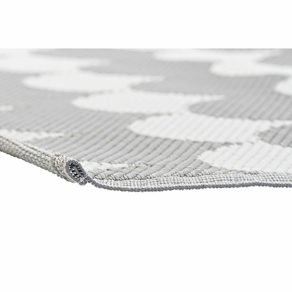 Carpet DKD Home Decor Grey Waves White (2 Units) (150 x 210 cm)
