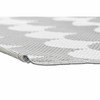 Matto DKD Home Decor Harmaa Aallot Valkoinen (2 osaa) (150 x 210 cm)