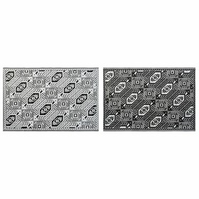 Kilimas DKD Home Decor Balta Juoda Etninis (2 vnt.) (150 x 210 cm)