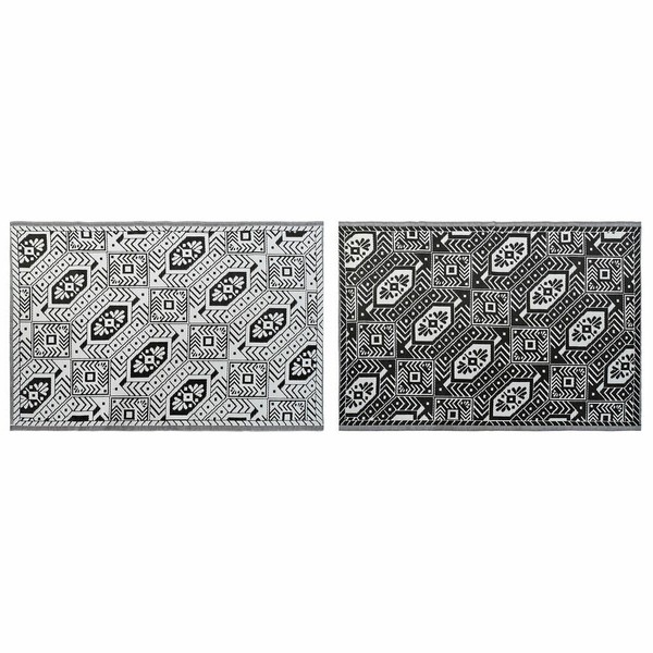 Kilimas DKD Home Decor Balta Juoda Etninis (2 vnt.) (150 x 210 cm)