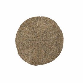 Kilimas DKD Home Decor 150 x 0,5 x 150 cm Natūralus Poliesteris Jūros dumbliai