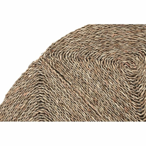 Ковер DKD Home Decor 150 x 0,5 x 150 cm Натуральный полиэстер Морская трава