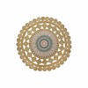 Ковер DKD Home Decor Коричневый Разноцветный (150 x 150 x 0,75 cm)