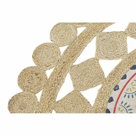 Kilimas DKD Home Decor Ruda Spalvotas (150 x 150 x 0,75 cm)