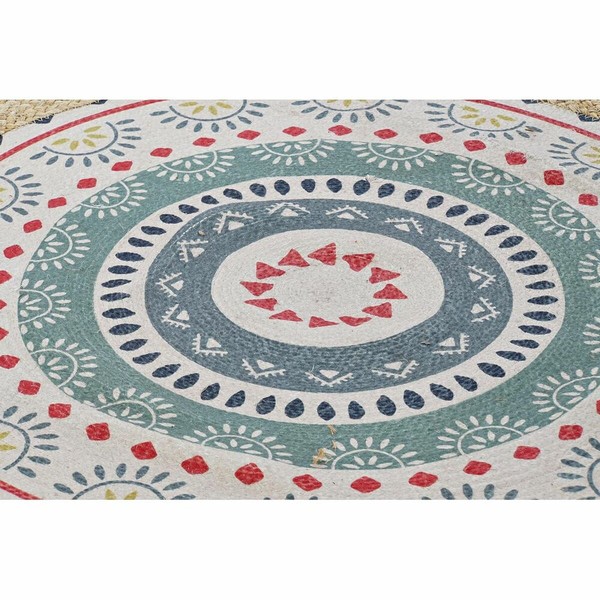 Matto DKD Home Decor Ruskea Monivärinen (150 x 150 x 0,75 cm)