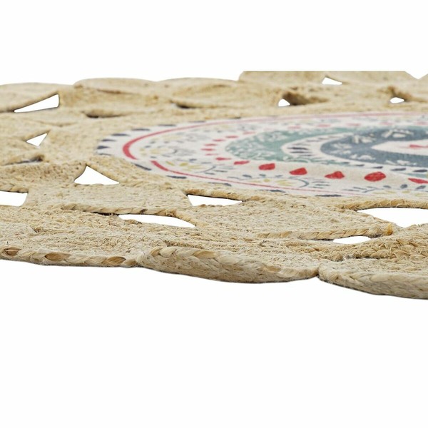 Paklājs DKD Home Decor Brūns Daudzkrāsains (150 x 150 x 0,75 cm)