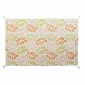 Ковер DKD Home Decor Бежевый Разноцветный Лист растения (160 x 230 x 1 cm)