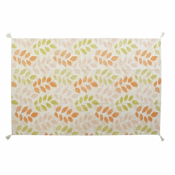 Matto DKD Home Decor Beige Monivärinen Kasvien lehtiä (160 x 230 x 1 cm)