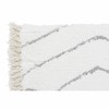Kilimas DKD Home Decor Balta Pilka Rombas Scandi Ø 9,4 cm 120 x 180 x 3 cm