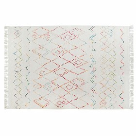 Kilimas DKD Home Decor Spalvotas Rombas 200 x 290 x 0,7 cm