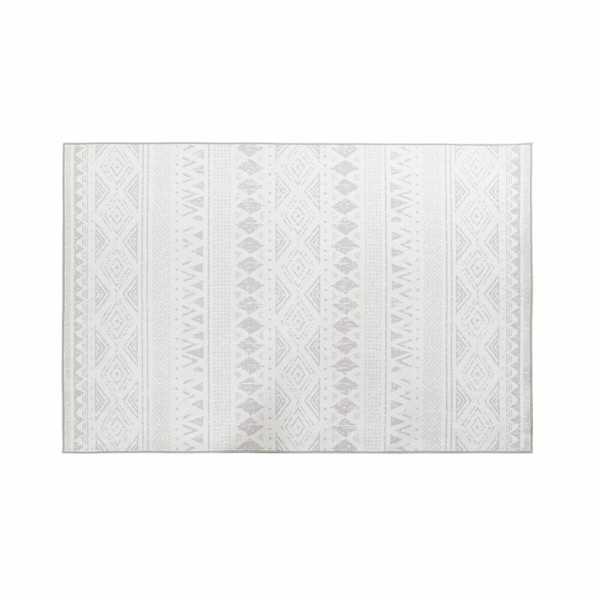 Paklājs DKD Home Decor Pelēks Balts Ikat (120 x 180 x 0,4 cm)