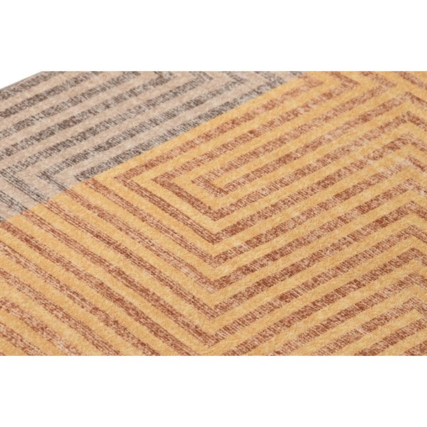 Paklājs DKD Home Decor Dzeltens (60 x 240 x 0,7 cm)