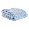 Bed Cover DKD Home Decor Blue Sky blue 150 x 125 x 1 cm (2 Units)