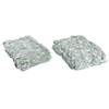 Gultas Pārklājs DKD Home Decor Zaļš 150 x 125 x 1 cm (2 gb.)
