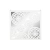 Sienu dekors DKD Home Decor spogulis Balts Koks MDF (90 x 1,5 x 90 cm)