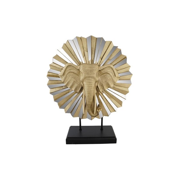 Dekoratīvās figūriņas DKD Home Decor 47 x 18 x 56,5 cm Zilonis Bronza