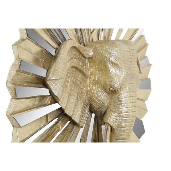 Dekoratīvās figūriņas DKD Home Decor 47 x 18 x 56,5 cm Zilonis Bronza