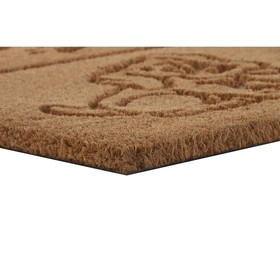 Durų kilimėlis DKD Home Decor Ruda Guma Kokosas (75 x 45 x 2,3 cm) (2 vnt.)