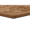 Doormat DKD Home Decor Brown Rubber Coconut (75 x 45 x 2,3 cm) (2 Units)