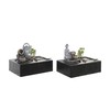 Источник DKD Home Decor Будда Смола Восточный 29 x 21 x 23 cm (2 штук)