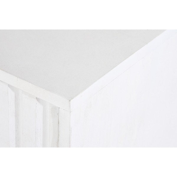 Televizoriaus baldai DKD Home Decor Auksinis Metalinis Balta Mango mediena 120 x 40 x 60 cm