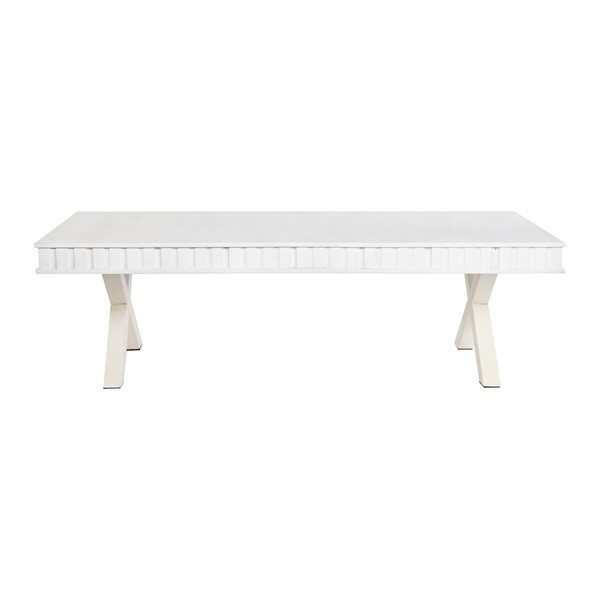 Centrālais galds DKD Home Decor 140 x 70 x 42 cm Metāls Mango koks