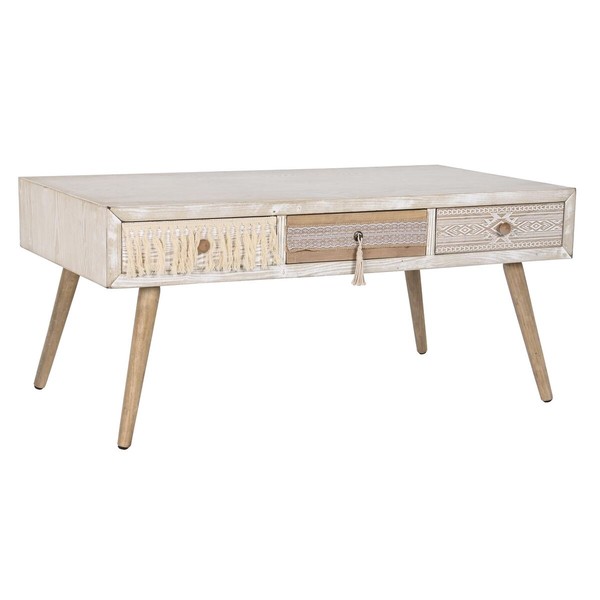 Centre Table DKD Home Decor Fir Cotton (110 x 60 x 50 cm)