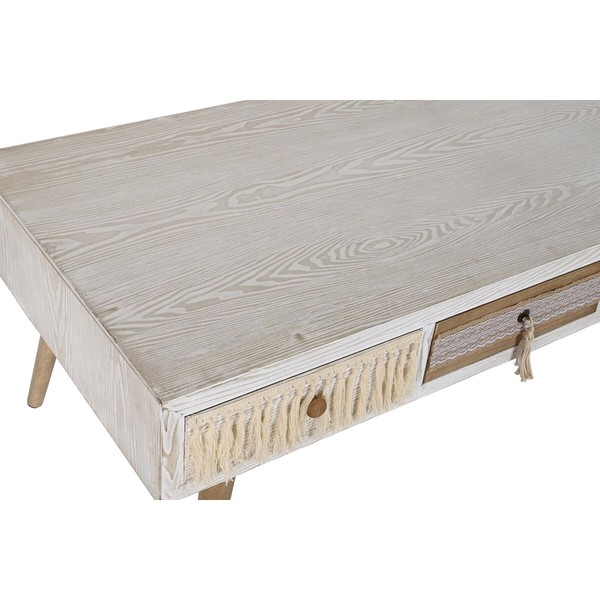 Кофейный столик DKD Home Decor Ель Хлопок (110 x 60 x 50 cm)