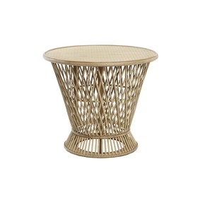 Sivupöytä DKD Home Decor Vaaleanruskea Bambu 60 x 60 x 52 cm