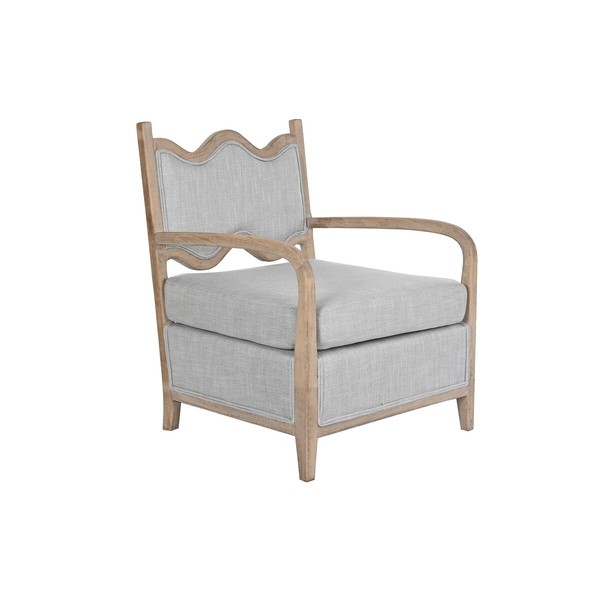 atzveltnes krēsls DKD Home Decor 66 x 70 x 88 cm 70 x 73 x 88 cm Egle Gaiši brūns Gaiši pelēks