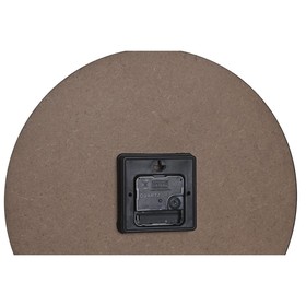 Настенное часы DKD Home Decor Чёрный Разноцветный Цветы современный Деревянный MDF (34 x 4 x 34 cm) (3 штук)
